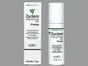 Zyclara 2.5% Cream Pump 7.5 Gm. By Valeant Pharma