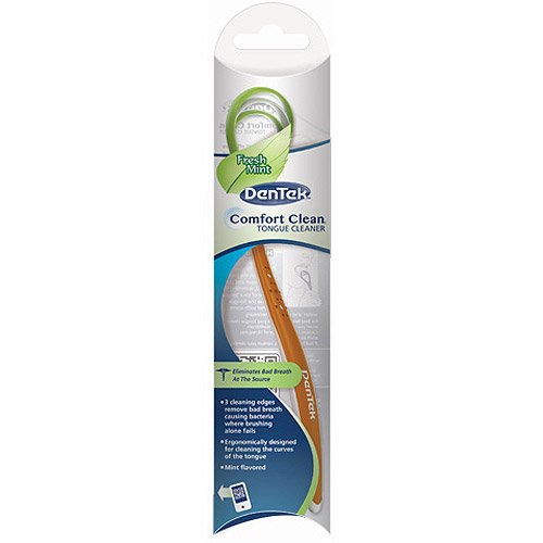 Dentek Breath Remedy Comfort Clean Tongue Cleaner-NEW LOOK