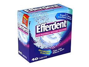 Efferdent Original Anti-Bacterial Denture Cleanser Tablets 40