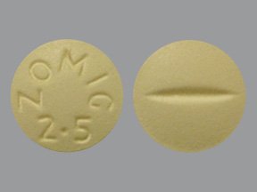 Zomig 2.5 Mg 6 Tabs By Impax Pharma.