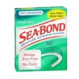 Sea-Bond Sea-Bond Denture Adhesive Wafers Lowers Fresh Mint 30 Ct