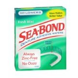 Image 0 of Sea-Bond Sea-Bond Denture Adhesive Wafers Lowers Fresh Mint 30 Ct