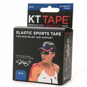 Image 0 of KT Tape Beige Athletic Sports Elastic Blue 14 Strips