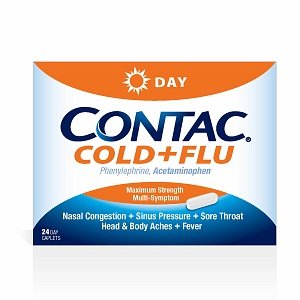 Contac Cold+Flu Day Non-Drowsy 24 Caps