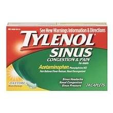Tylenol Sinus Congestion Cool Burst 500mg/15ml 8oz
