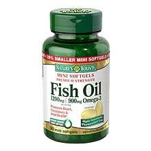 Image 0 of Natures Bounty Fish Oil Mini Soft Gel 90