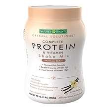 Image 0 of Natures Bounty Optimal Solution Vanilla Protein Powder 16 Oz