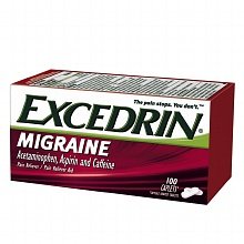 Excedrin Migraine Tablets 100 Ct