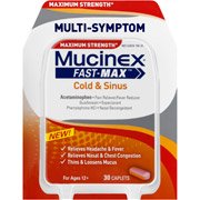 Image 0 of Mucinex Fast-Max Cold & Sinus Caplets 20
