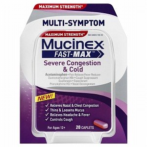 Image 0 of Mucinex Fast-Max Congestion & Cold 20 ea