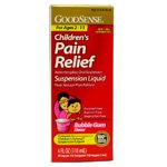 Image 0 of Good Sense Child Pain Relief Suspension Liquid 160Mg/5ml Bubblegum 4 Oz