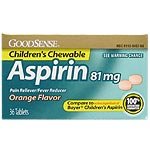 Goodsense Asprin Chewable Children 81 Mg Orange 36 Count