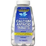 Good Sense Calcium Antacid Tablets Peppermint Flavor 150 Ea