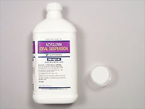 Image 0 of Acyclovir Generic Zovirax 16 Oz Suspension By Actavis Pharma.