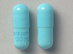 Cardizem CD 120 MG 30 Caps By Valeant Pharma