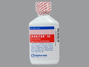 Image 0 of Carnitor 100MG/ML 118 ML Solution By Sigma Tau USA.