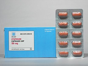 Image 0 of Etoposide 50 Mg 20 Bp Caps By Mylan Pharma. 