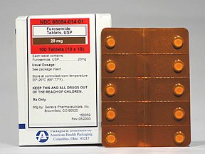 Image 0 of Furosemide Generic Lasix 20MG 10X10 Each Tablet(s) Rx Required Mfg.by:American