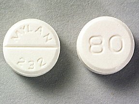 Image 0 of Furosemide Generic Lasix 80 Mg 100 Tabs By Mylan Pharma 