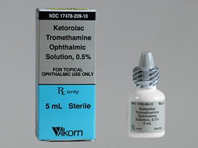 Ketorolac Tromethamine 0.5% 5 ML Drops By Akorn Inc 