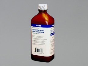 Image 0 of Levetiracetam 100 Mg-Ml 473 ML Solution By Lannett Inc