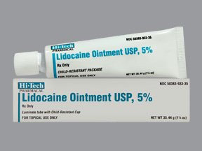 Image 0 of Lidocaine 5% 35.44 GM Ointmenet By Akorn Inc 