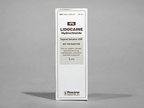 Lidocaine Hcl 4% 50 ML Solution By Roxane Labs