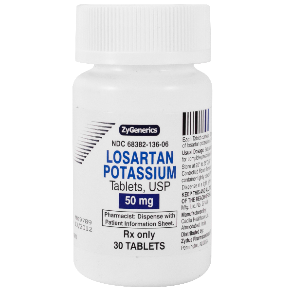 Image 0 of Losartan Potassium 50 Mg 90 Tabs By Zydus Pharma 