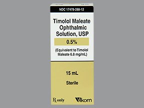 Timolol 0.50% Oph Drops 15 ML By Akorn Inc.