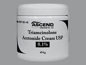 Triamcinolone Acetonide 0.1% 454 GM Cream By Ascend Labs