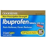 Ibuprofen Brown 200mg Caplets 50 Each