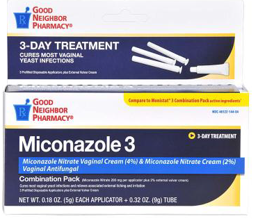 Image 0 of GNP Miconazole 3Day Combo Prefilled Applicator 0.18oz Generic for:Monistat