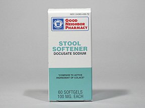 Image 0 of GNP Stool Softener 100 Mg 60 Caps