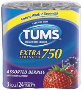 Tums Extra Tablet Berry 3 Roll 12X3X8Ct By Glaxo Smith Kline