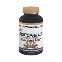 Acidophilus Caplets With Goat Milk 100Ea By Windmill