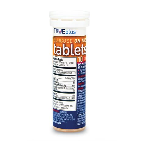 Image 0 of TRUEplus Orange Glucose tablets 6x10