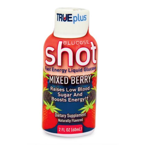 TRUEplus Glucose Shot Mixed Berry 6x2oz