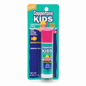 Coppertone Kids Sunscreen Stick, SPF 55, SPF 55 0.6 oz