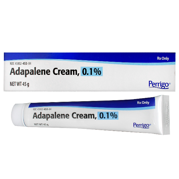 Adapalene 0.1% Cream 45 Gm By Perrigo Pharma.