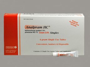 Analpram-Hc 2.5% Cream single 12x4 Gm By Sebela Pharma.