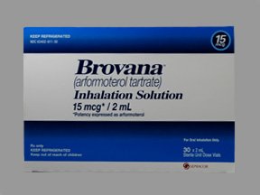 Brovana 15mcg/2ml Inhalation 30 Solution By Sunovion Pharma.