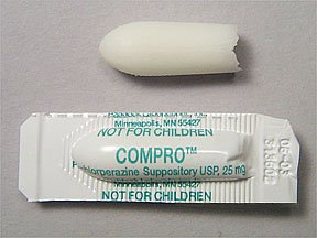 Image 0 of Compro Brand Name 25 Mg Suppository 12 Unit Dos By Perrigo Pharma