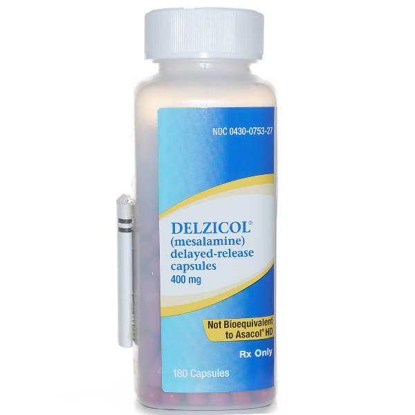 Image 0 of Delzicol 400 Mg Caps 180 By Actavis Pharma.