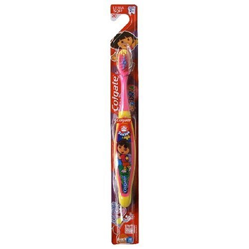 Colgate Toothbrush, Dora The Explorer, Extra Soft, Ages 2+, (Pack of 6)