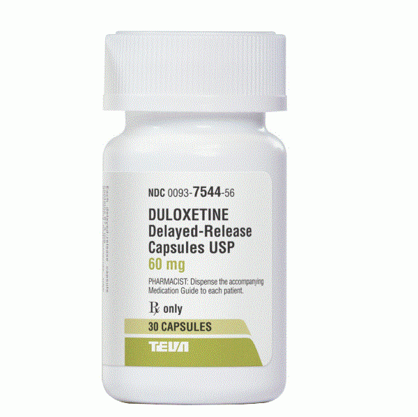 Image 0 of Duloxetine Generic Cymbalta 60 Mg Dr Caps 30 By Teva Pharma