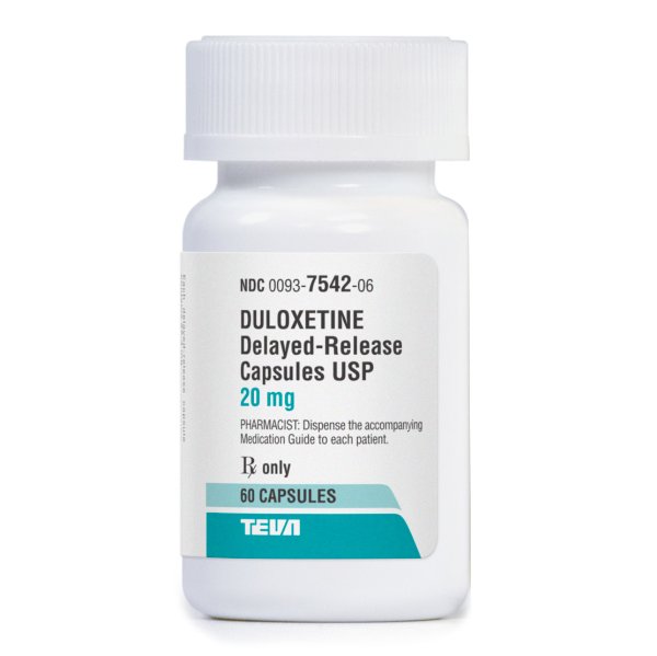 Image 0 of Duloxetine Generic Cymbalta 20 Mg Dr Caps 60 By Teva Pharma