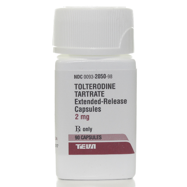 Image 0 of Tolterodine 2 Mg Er 90 Caps By Teva Pharma