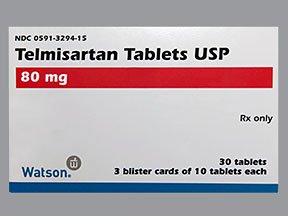 Telmisartan Generic Micardis 80 Mg Tablets 30 By Actavis Pharma.