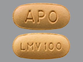 Image 0 of Lamivudine 100 Mg Tabs 60 By Apotex Corp 