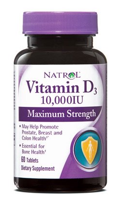 Vitamin D3 10 000Iu 1x60 Tab Each by NATROL